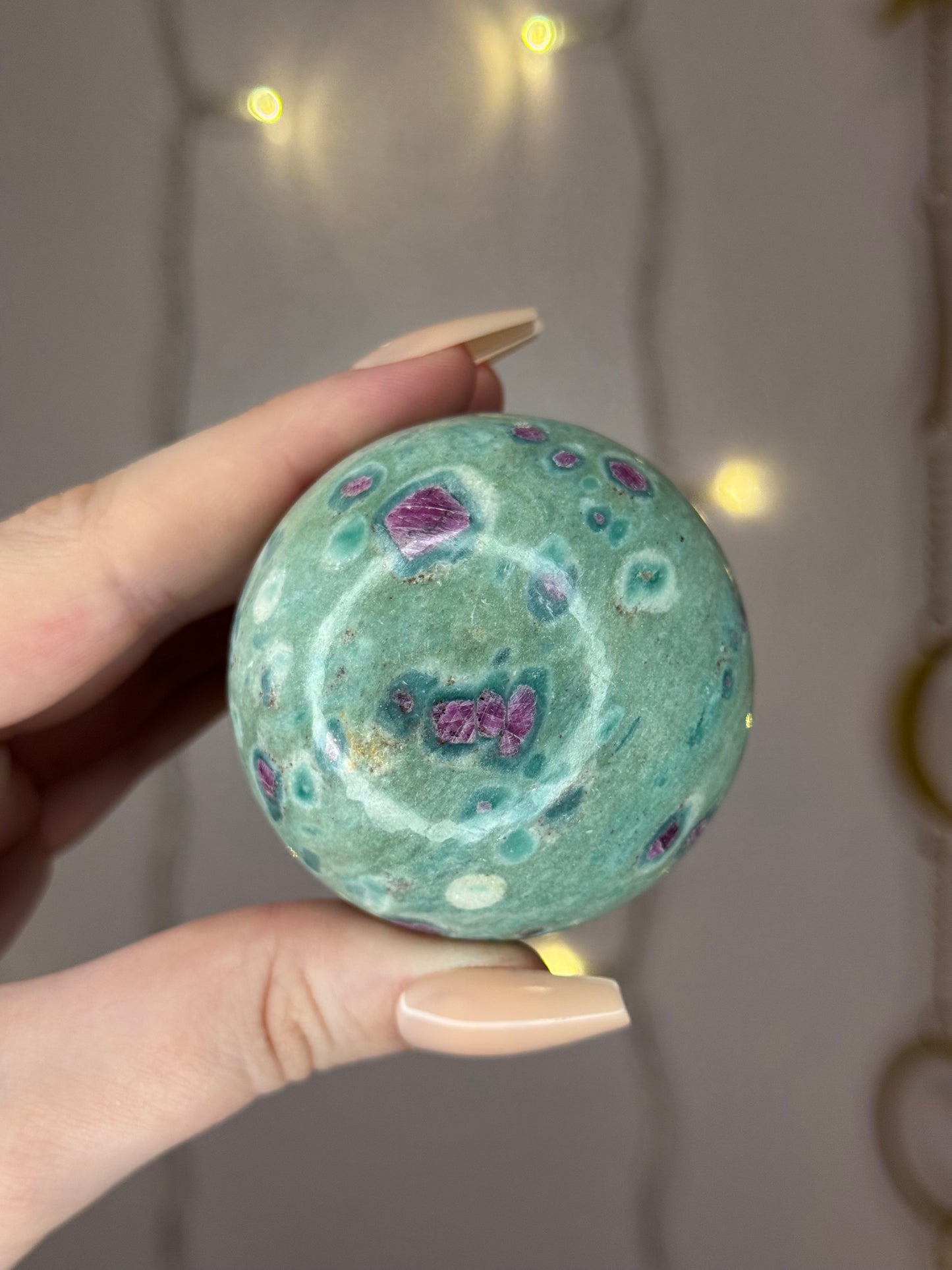 Ruby Fuchsite Sphere 74