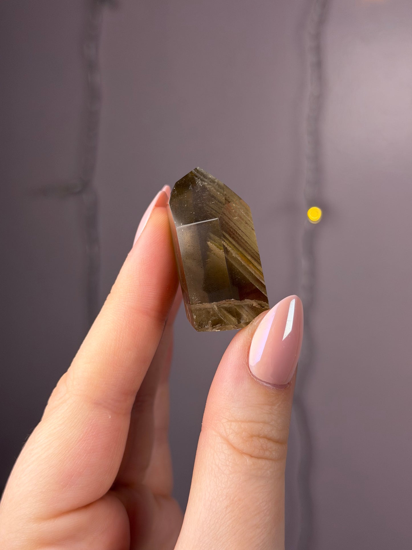 Smoky Grey Garden Quartz Tower