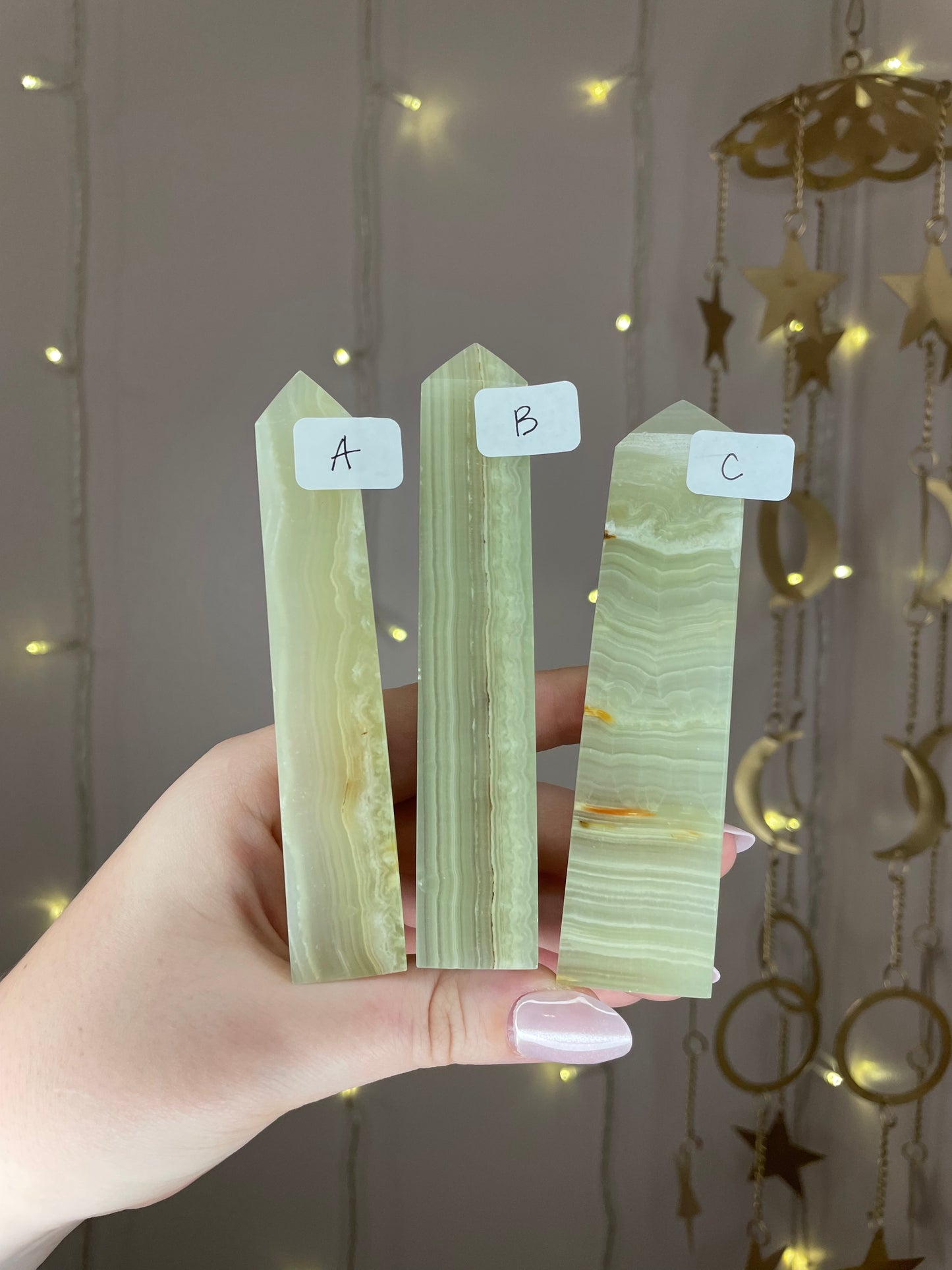 Green Calcite Towers- You Choose