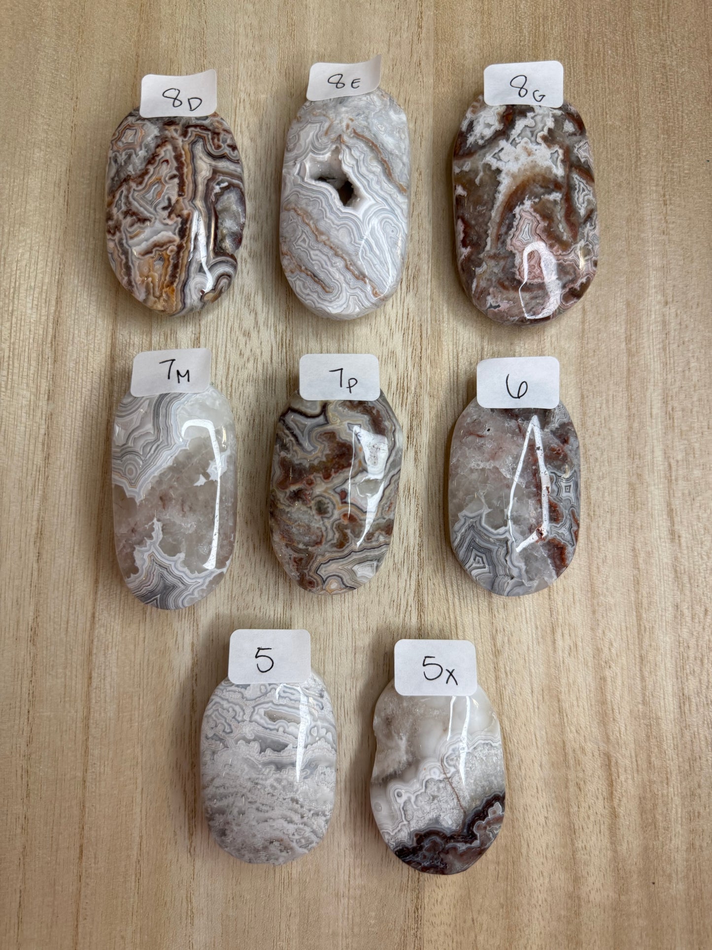 Crazy Lace Agate Palmstones- You Choose