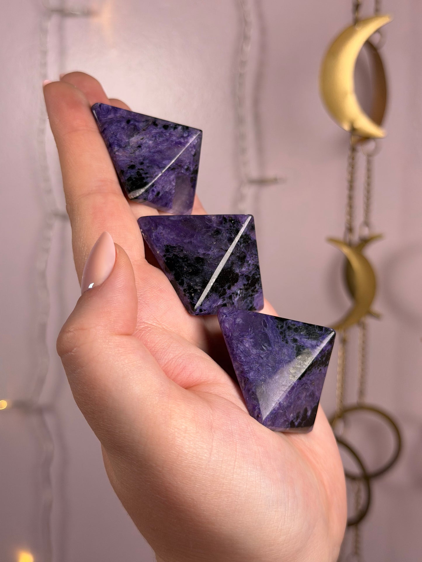 Mystery Charoite Pyramid