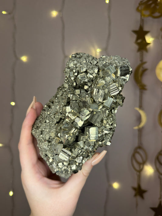 Huge Pyrite Cluster