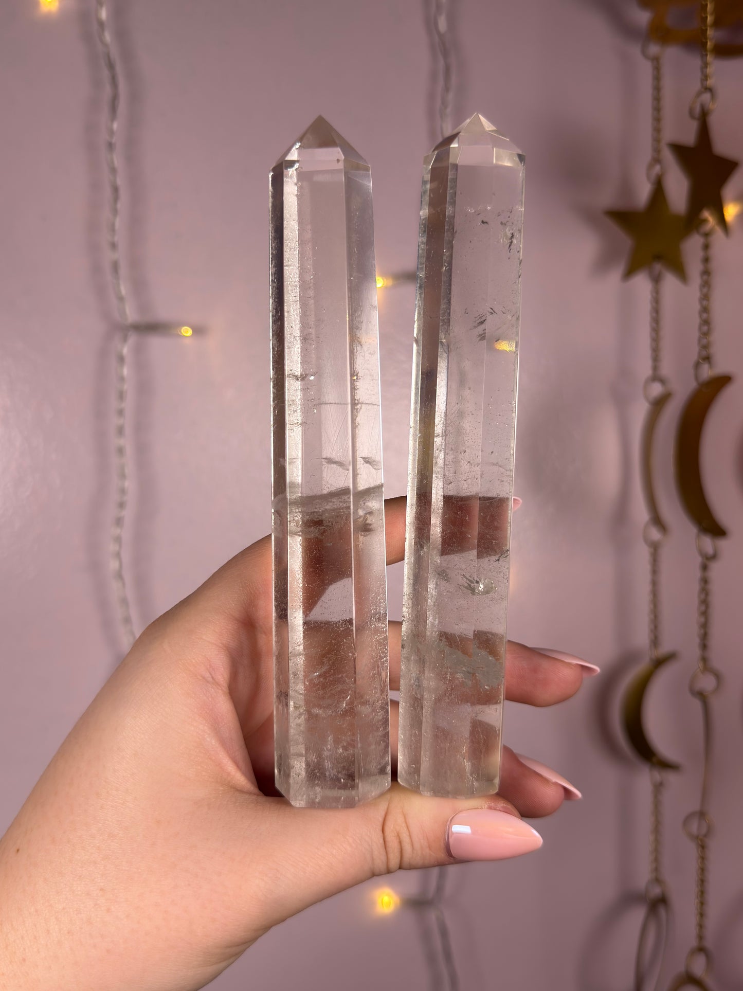 Mystery Clear Quartz Tower