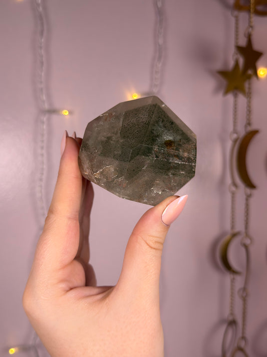 Green Chlorite Phantom Quartz Tower
