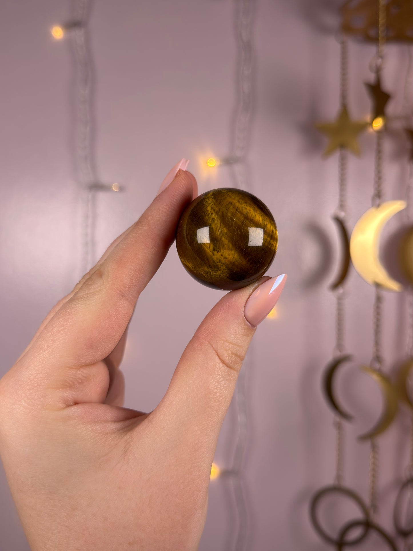 Gold Tigers Eye Sphere 10B