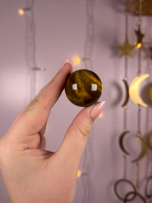 Gold Tigers Eye Sphere 10B