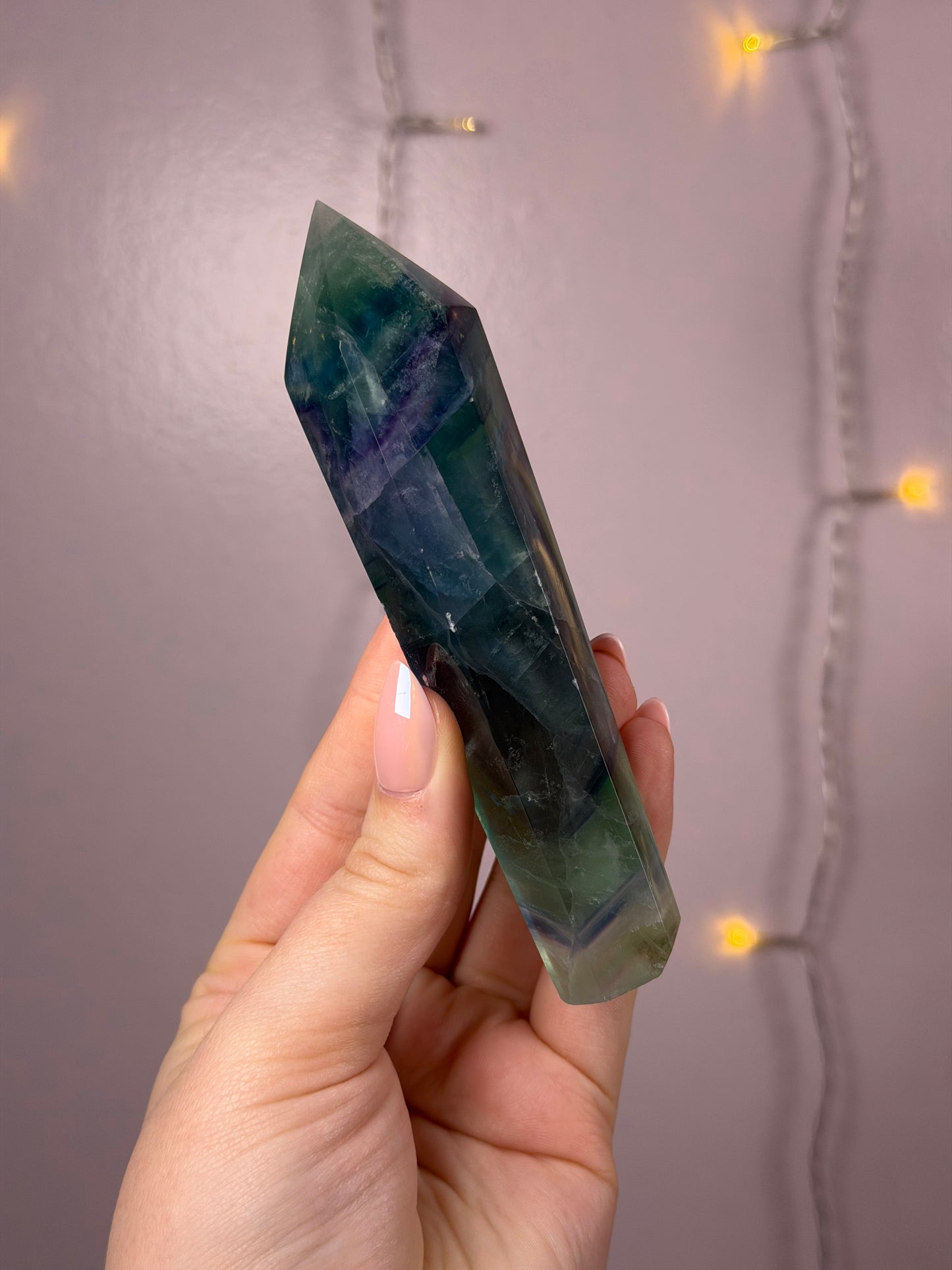Fluorite Wand B (blue/green/purple)