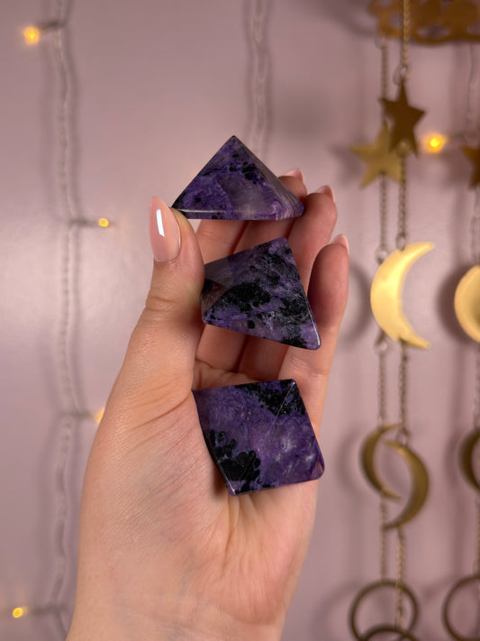 Mystery Charoite Pyramid