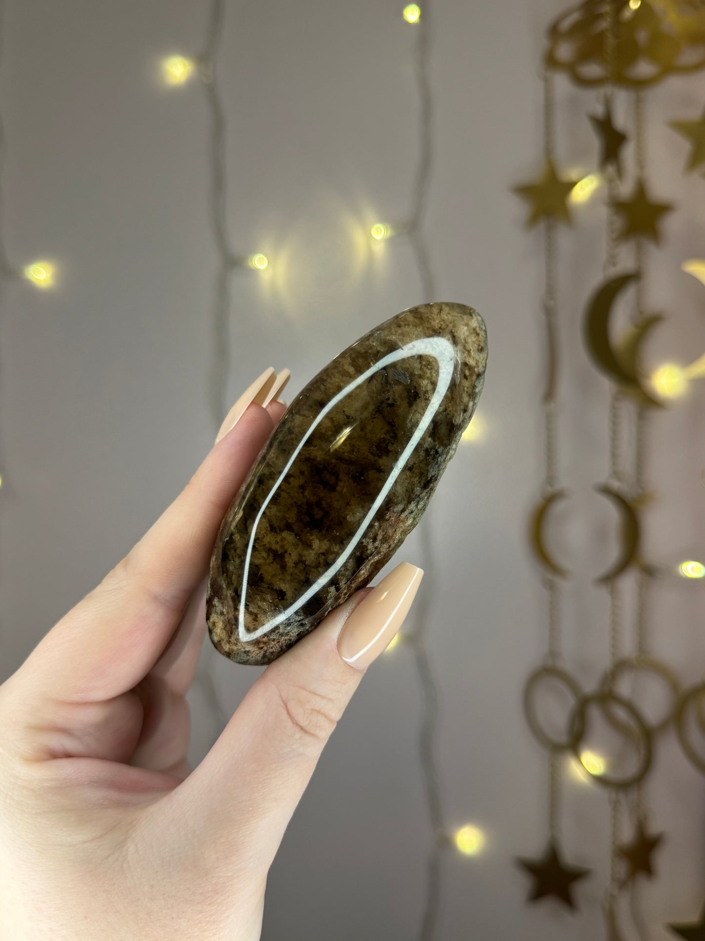 Smoky Brown Garden Quartz Lens 46