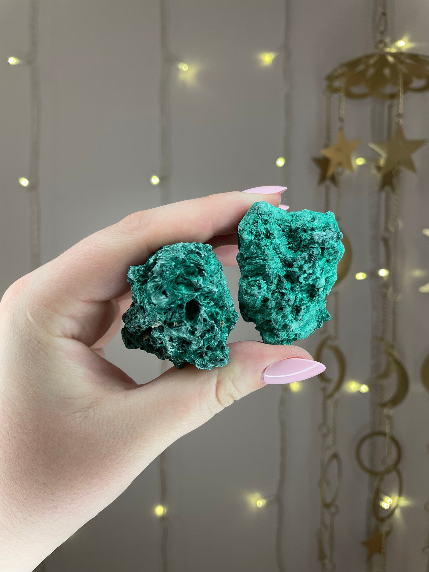 Raw Fibrous Malachite Chunk