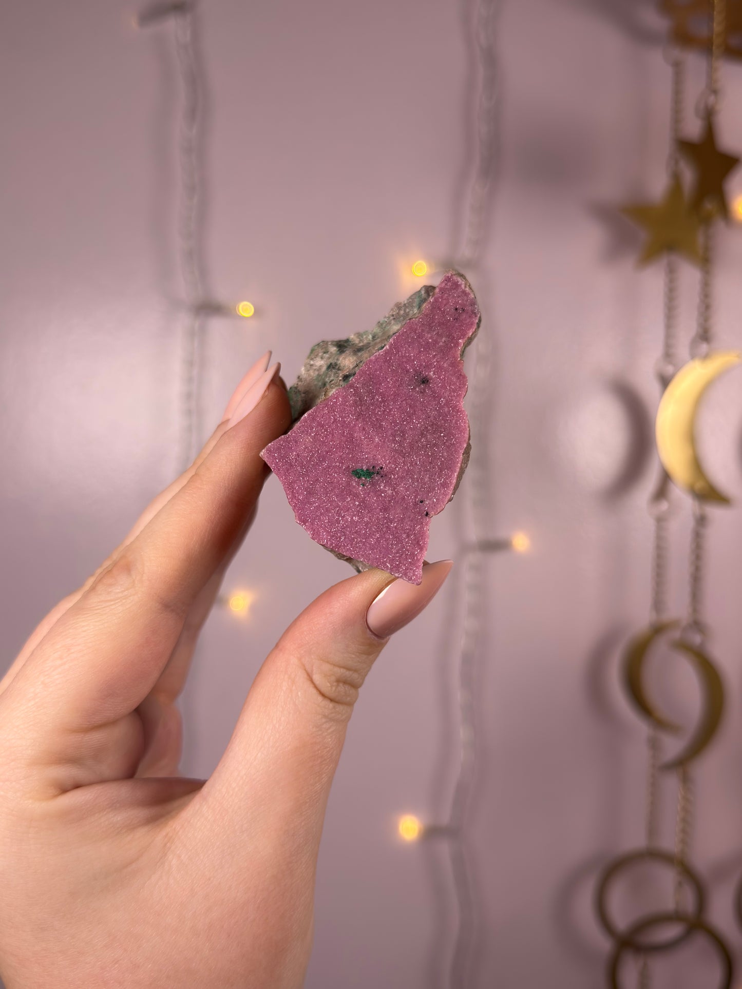 Cobalto Calcite x Malachite Specimen 34