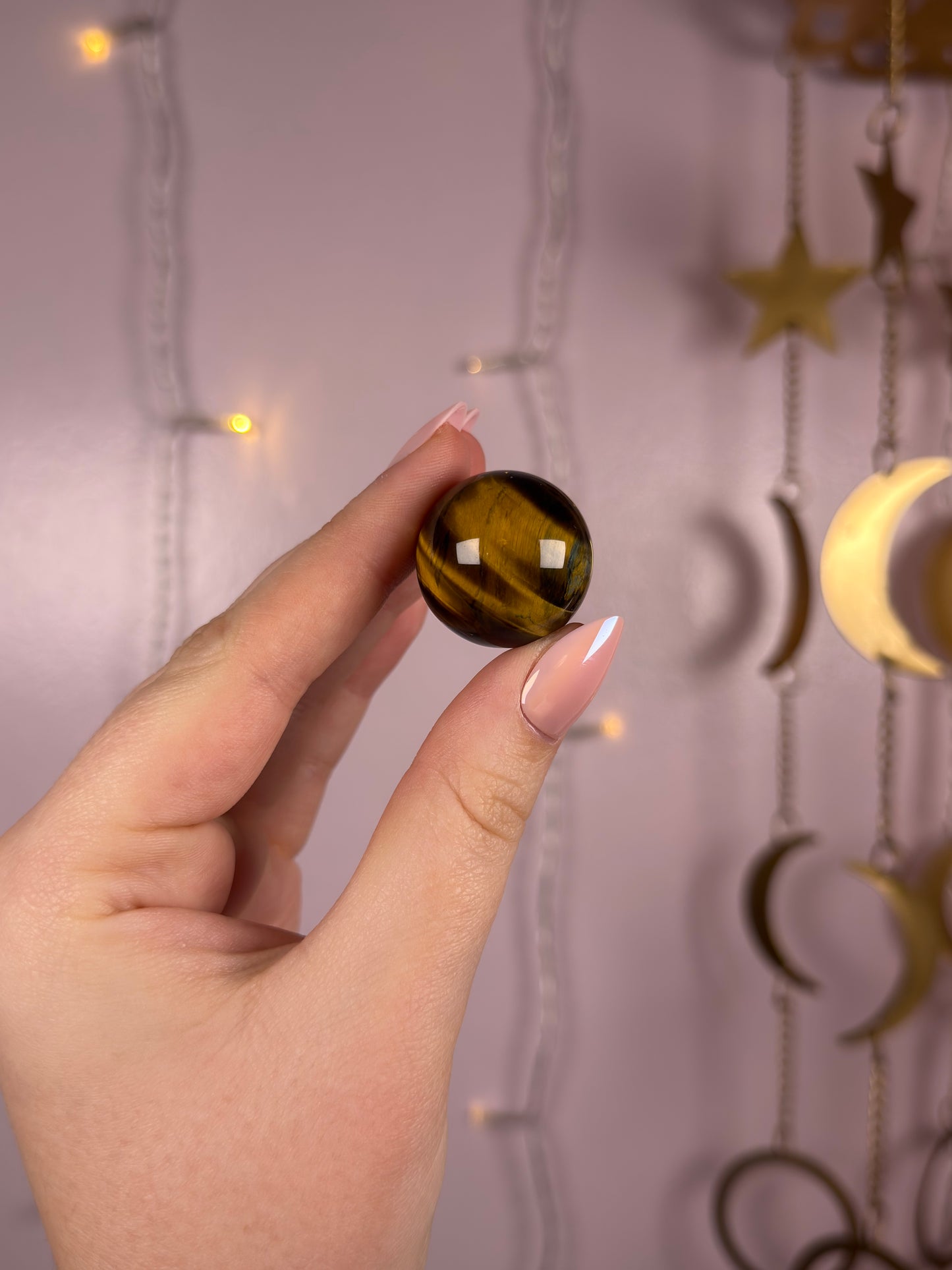 Gold Tigers Eye Sphere 7C