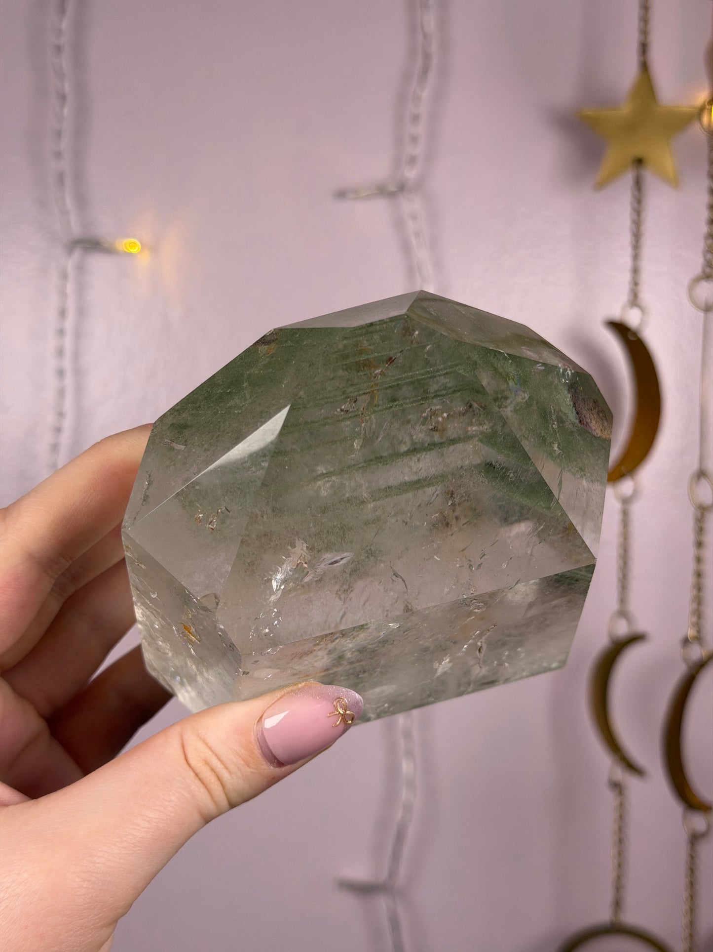 Statement Green Chlorite Tower w/ Phantoms