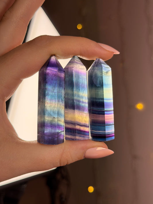 Mystery Banded Fluorite Tower