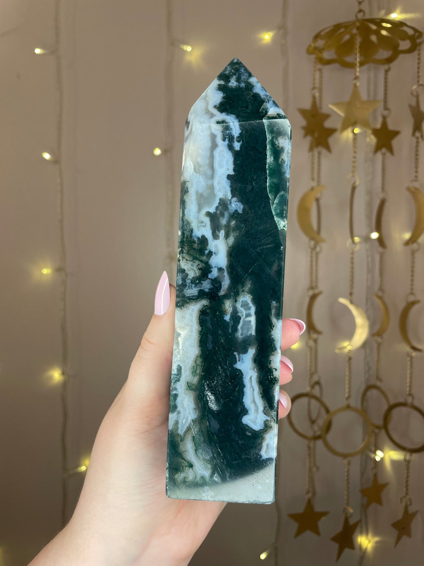 Statement Moss Agate Tower C