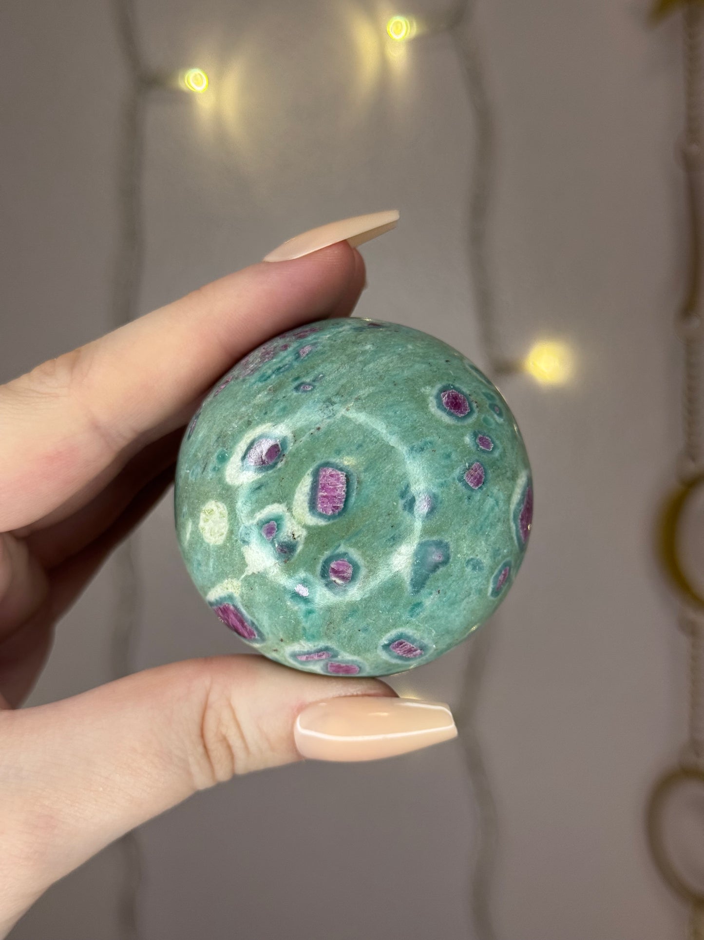 Ruby Fuchsite Sphere 74
