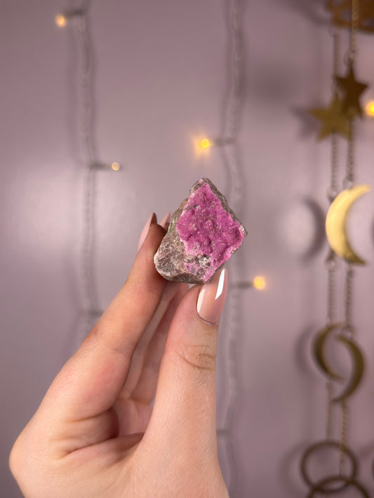 Cobalto Calcite x Malachite Specimen 10A