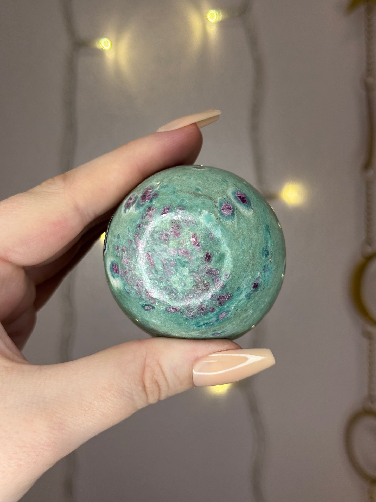 Ruby Fuchsite Sphere 74