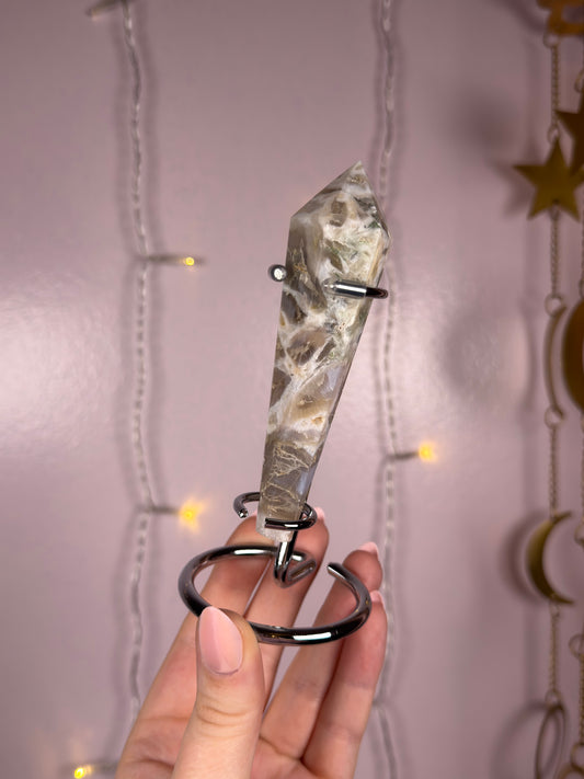Moss Agate Wand A