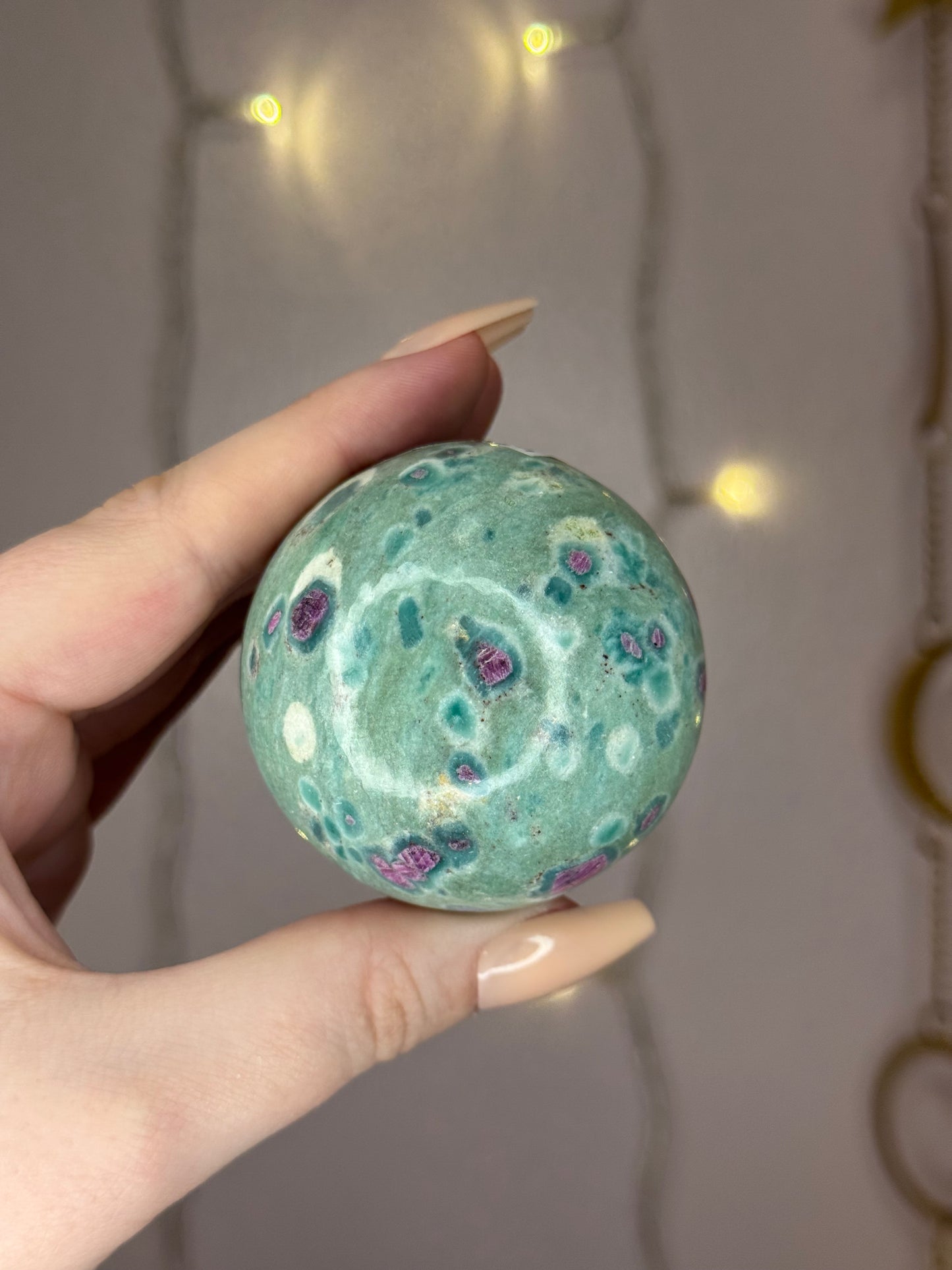 Ruby Fuchsite Sphere 74