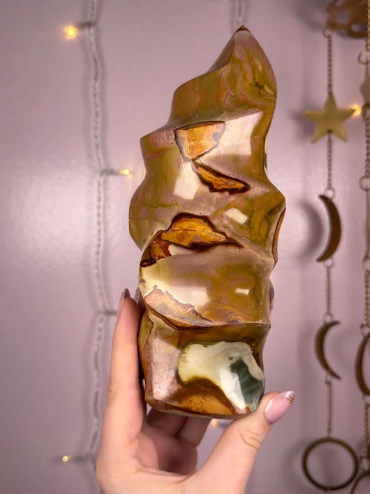 Statement Polychrome Jasper Flame