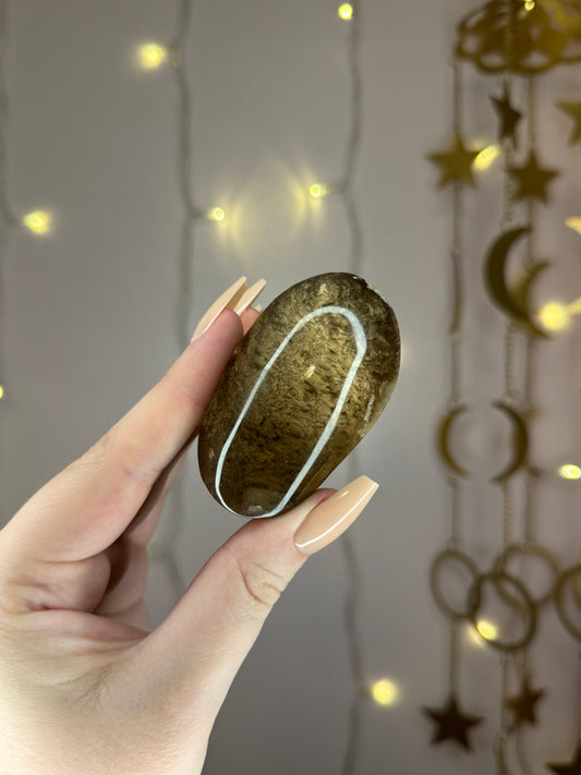 Smoky Brown Garden Quartz Lens 32