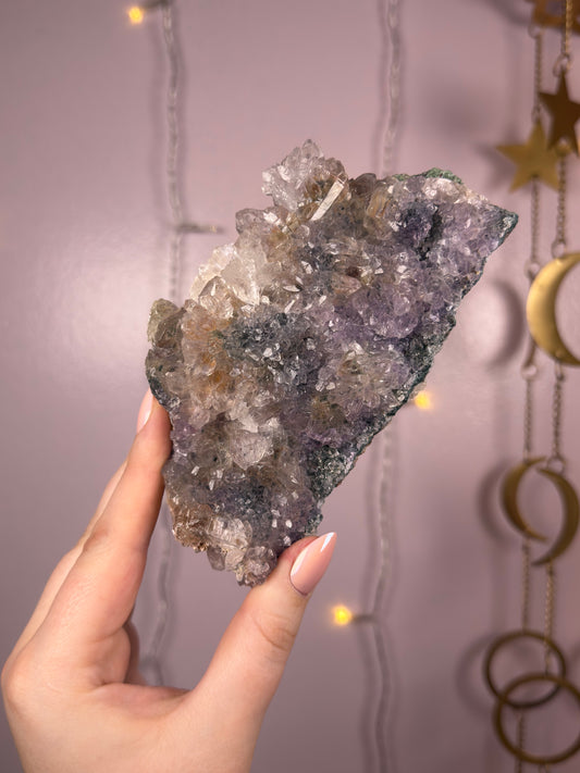 Purple/Blue/Pink/Green Amethyst Crust 28