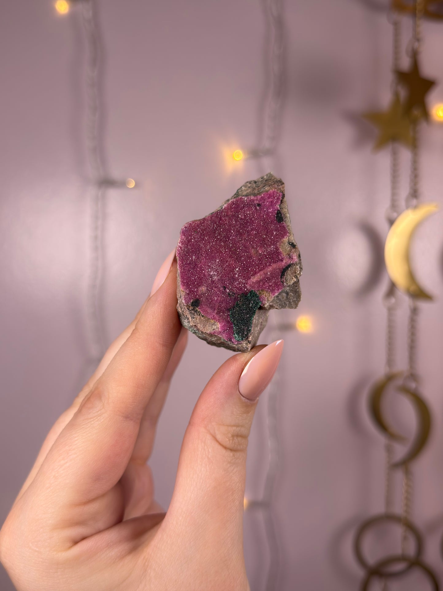 Cobalto Calcite x Malachite Specimen 22