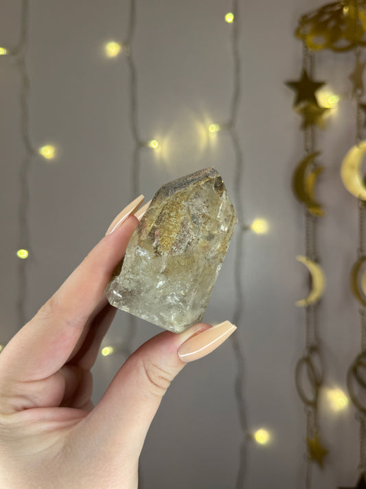 Purple & Yellow Garden Quartz Tower