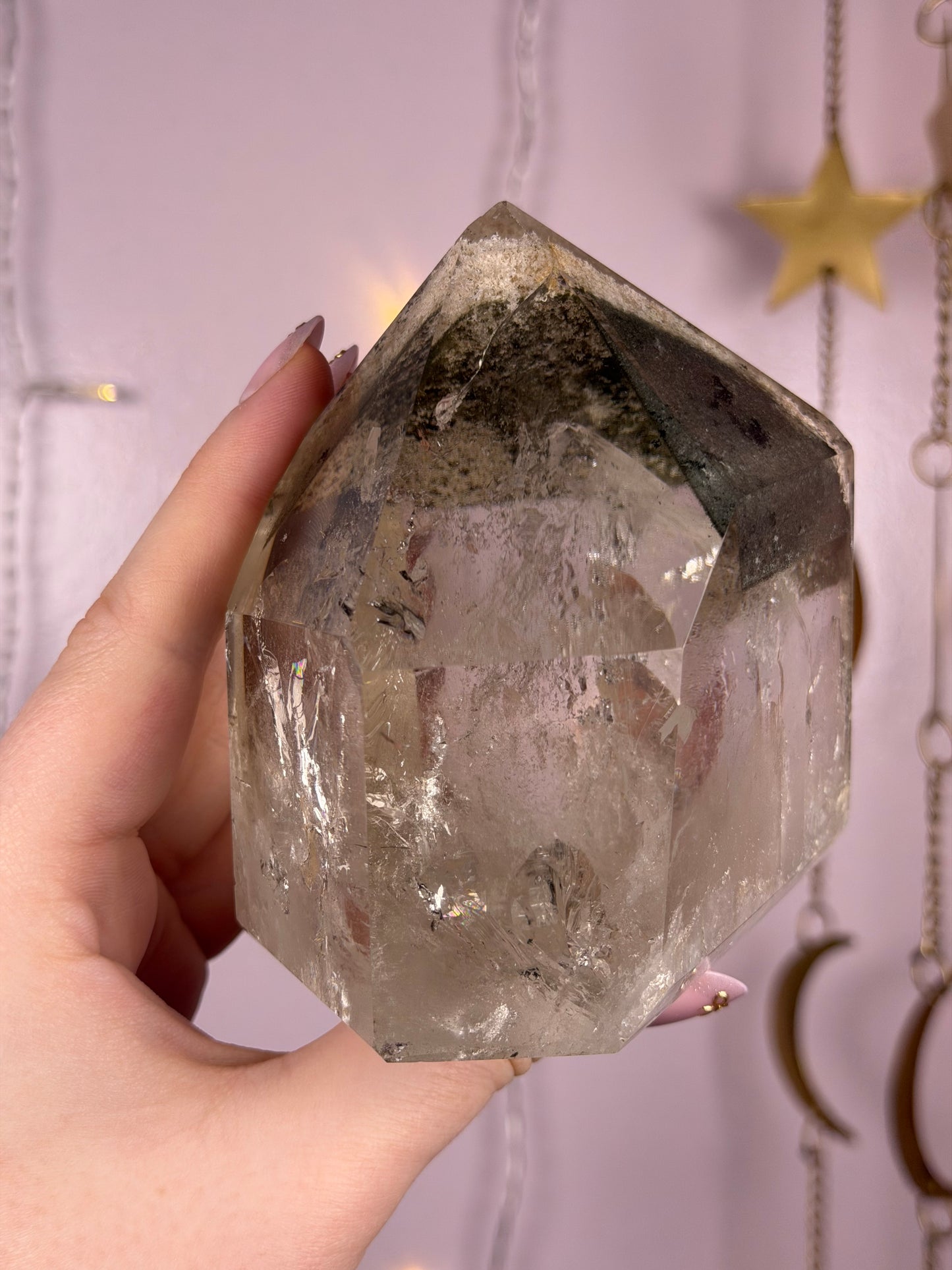 Statement Garden Quartz Tower