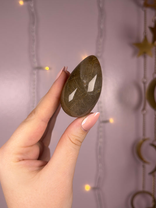 Golden/Silver Rutile Lens