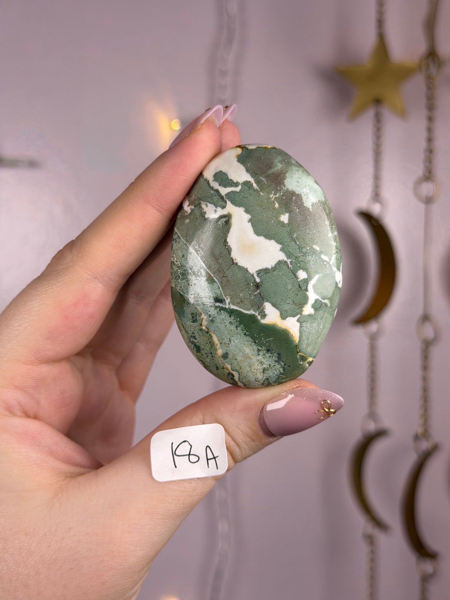 Green Sardonyx Palmstone- You Choose