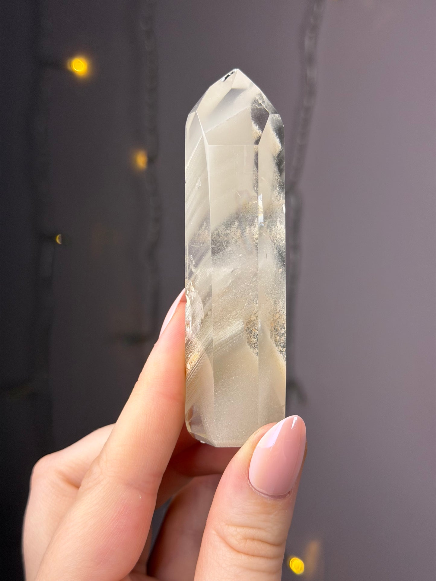 Crazy White Phantom Garden Quartz Tower*