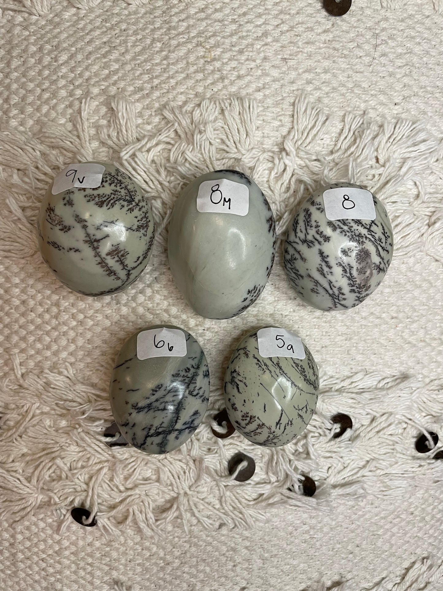 Dendritic Jade Palmstones- You Choose