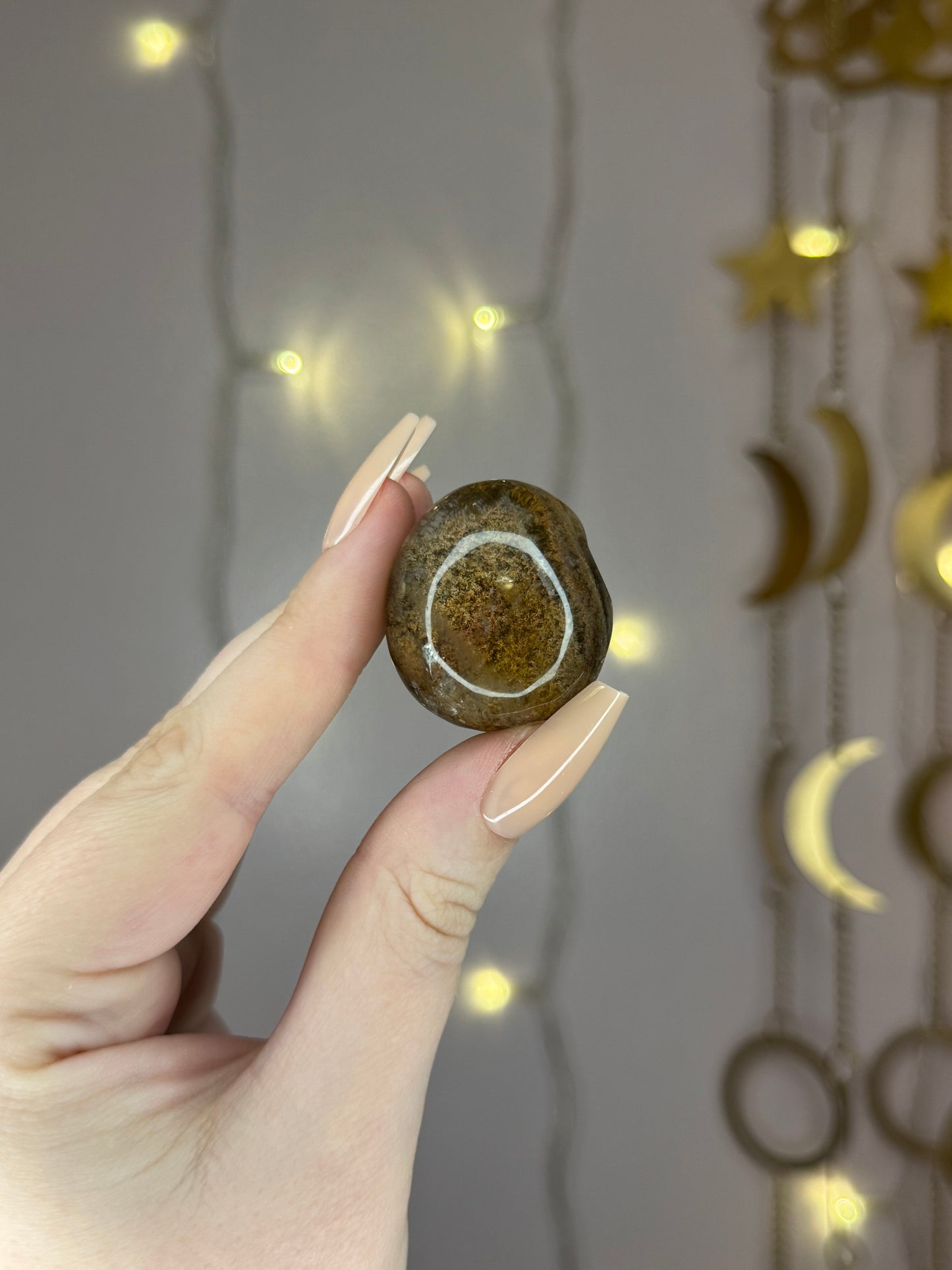 Orange/Brown Garden Quartz Lens 8