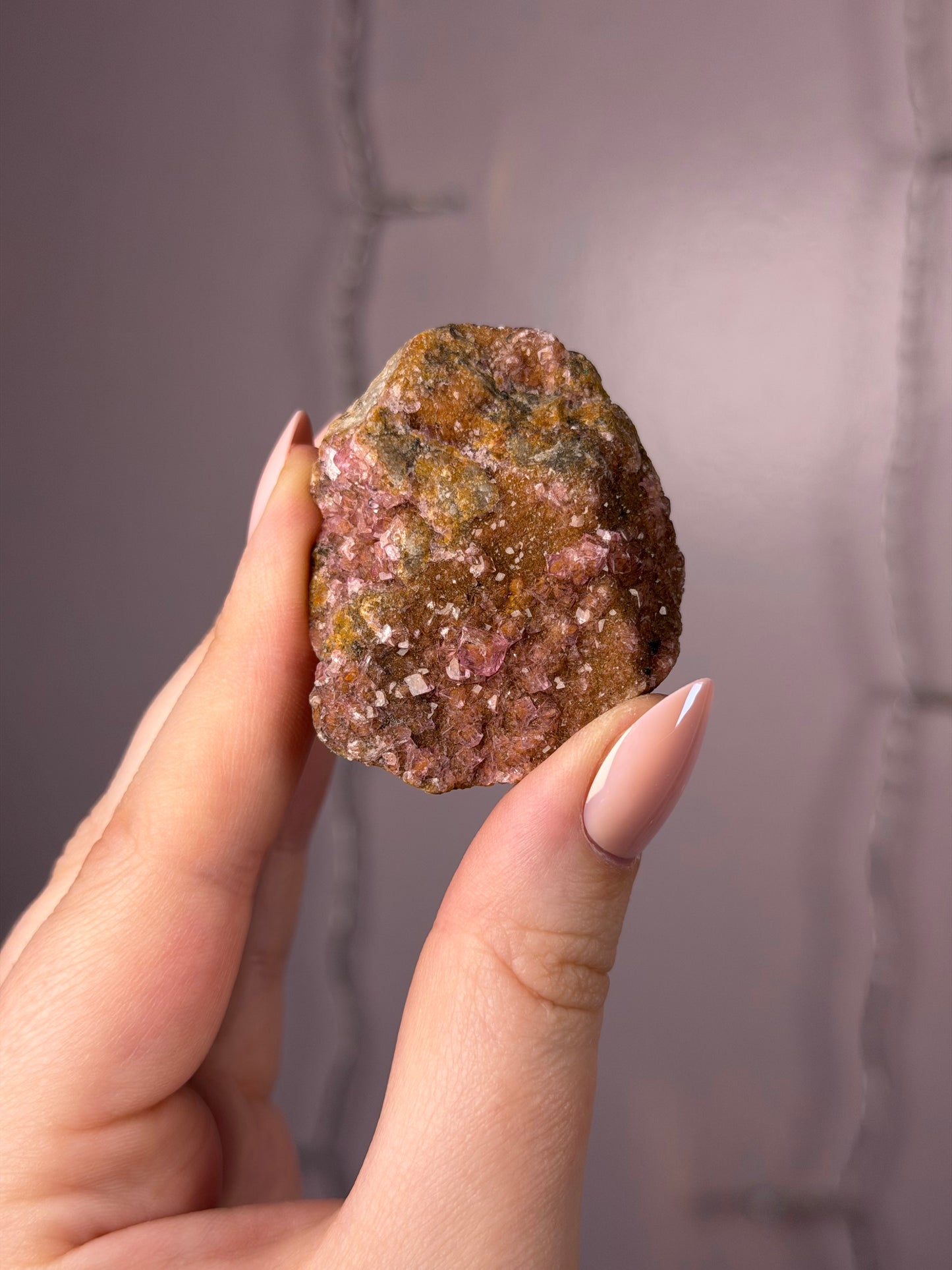 Cobalto Calcite x Malachite Specimen 10B (big crystallization)