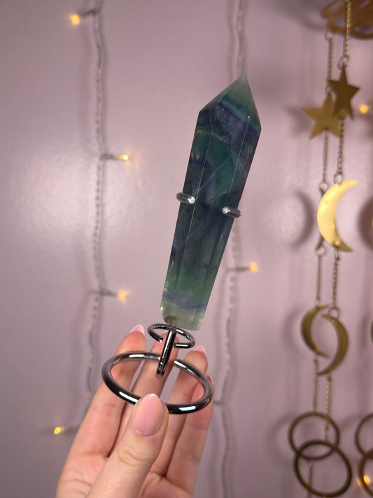 Fluorite Wand B (blue/green/purple)