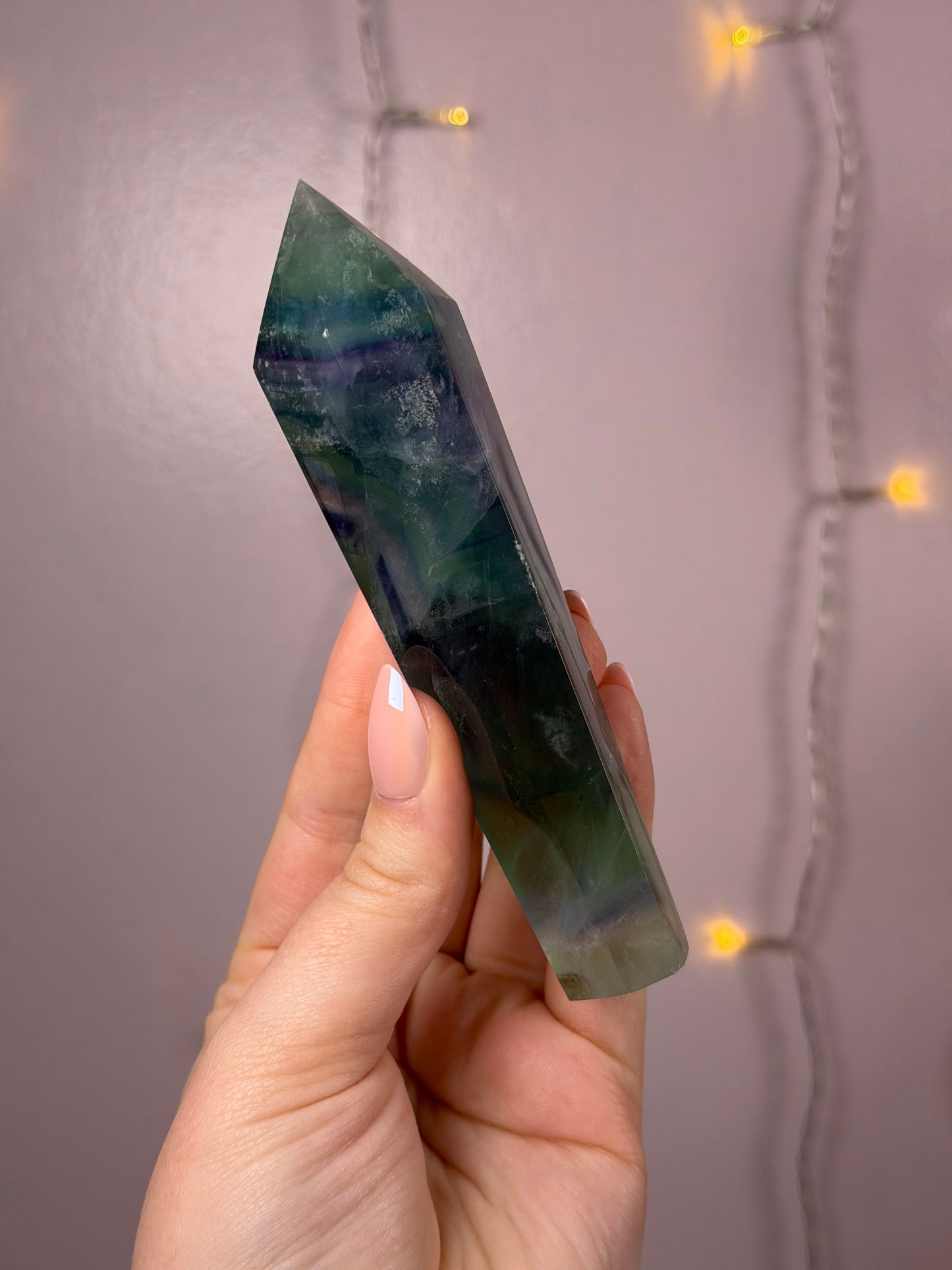 Fluorite Wand B (blue/green/purple)
