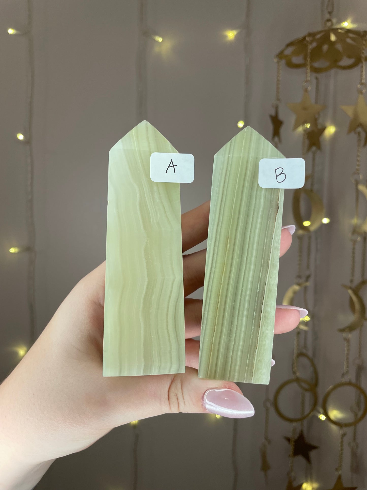 Green Calcite Towers- You Choose