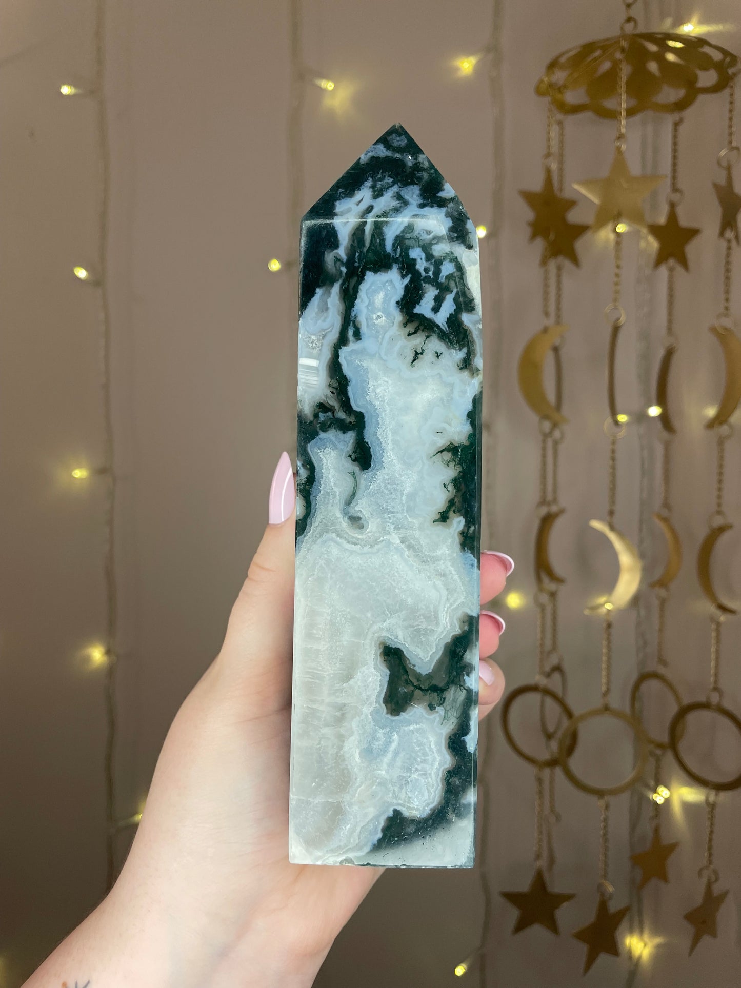 Statement Moss Agate Tower C