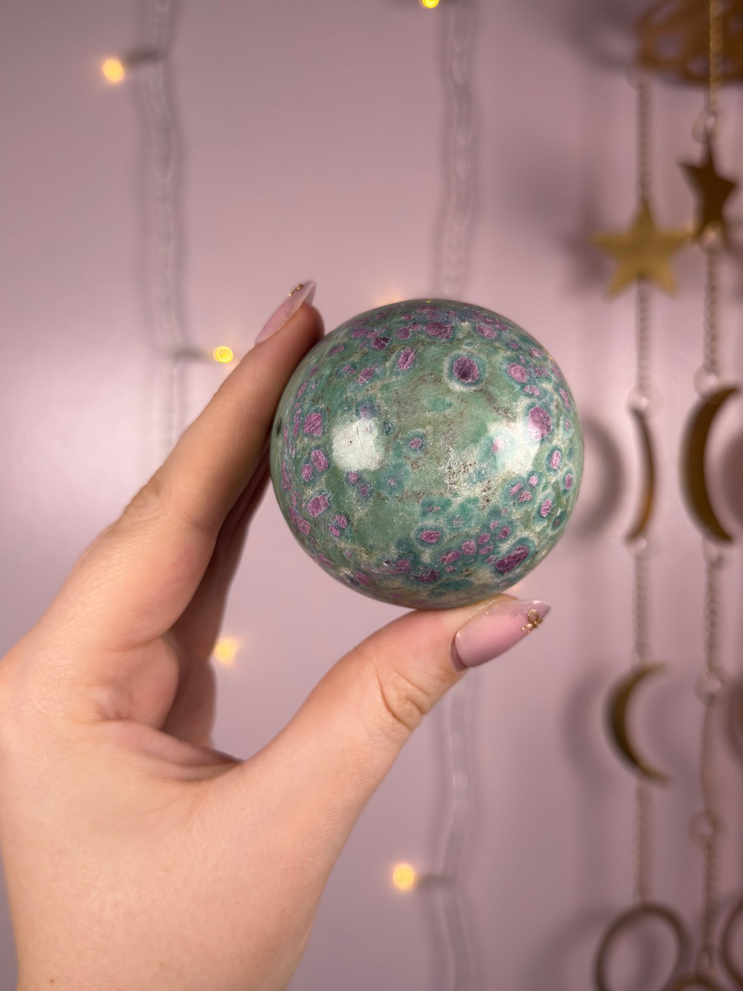 Ruby Fuchsite Sphere 88