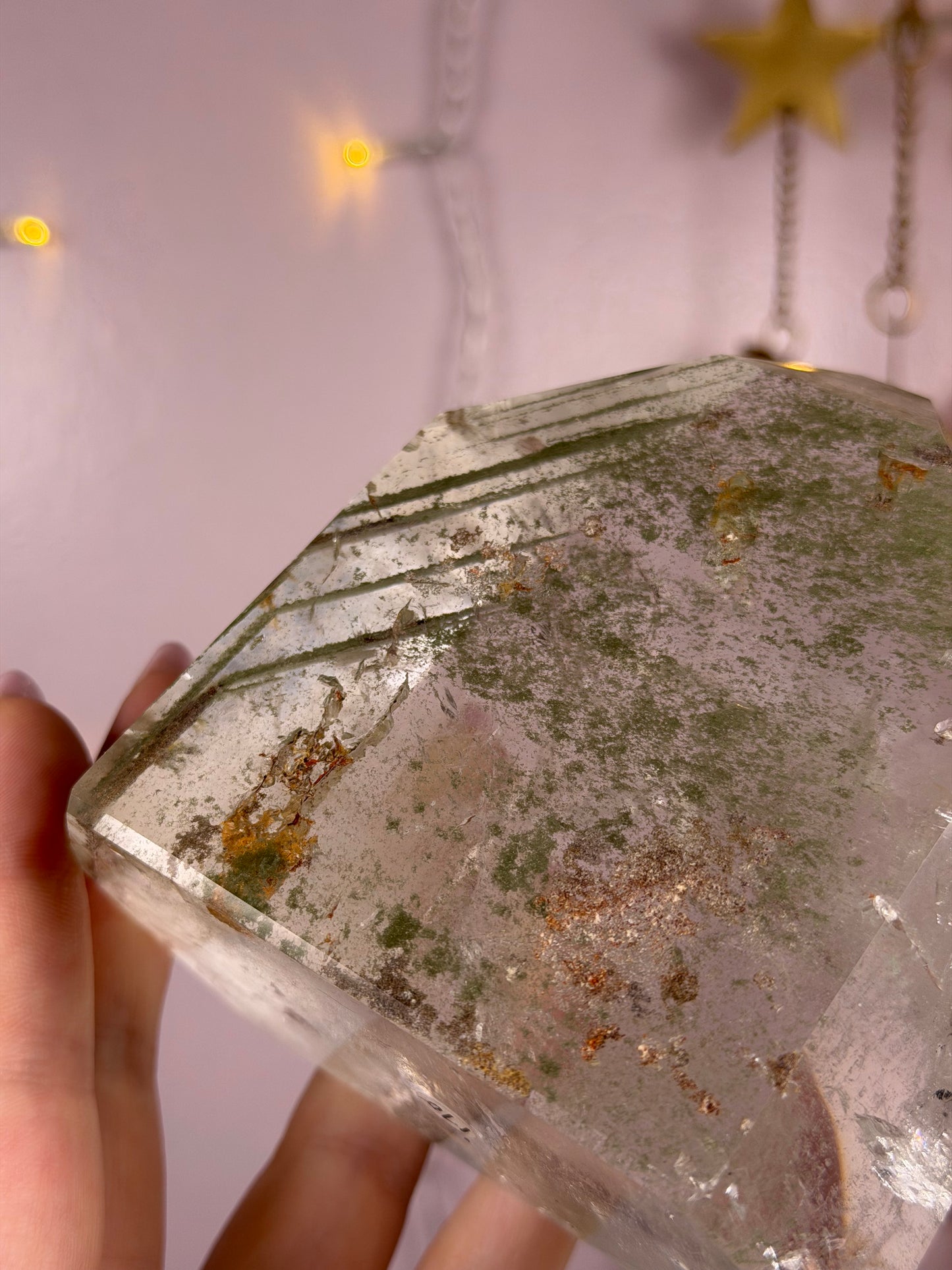 Statement Green Chlorite Tower w/ Phantoms