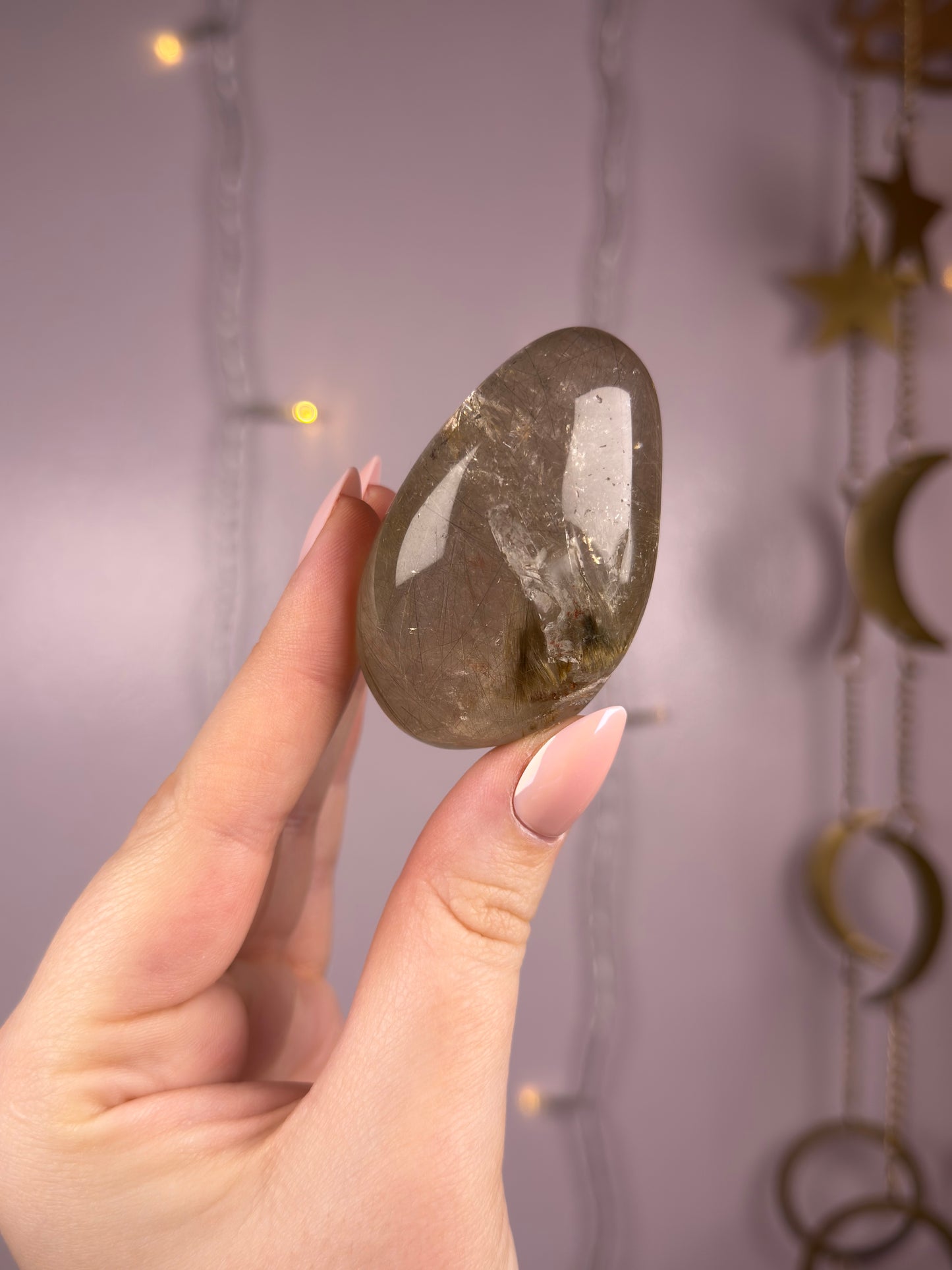 Golden/Silver Rutile Lens