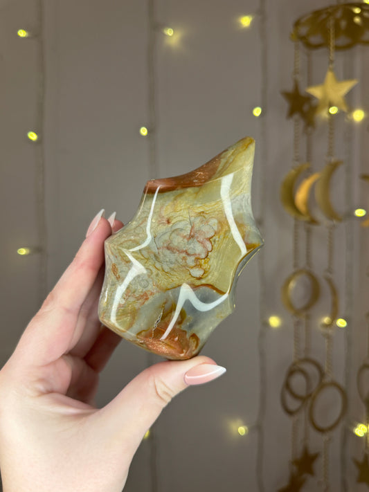 Polychrome Jasper Flame w/ Scales