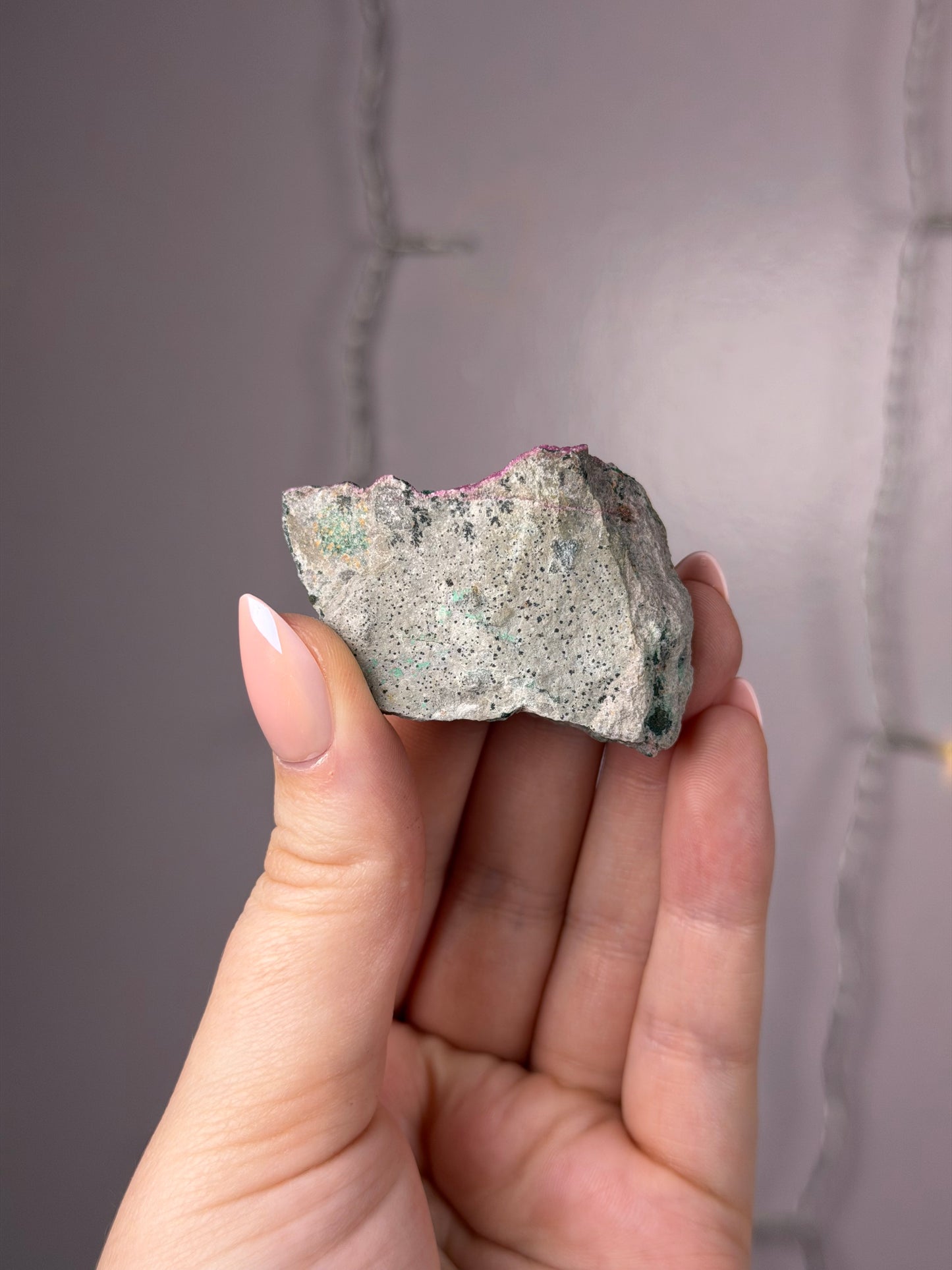 Cobalto Calcite x Malachite Specimen 16