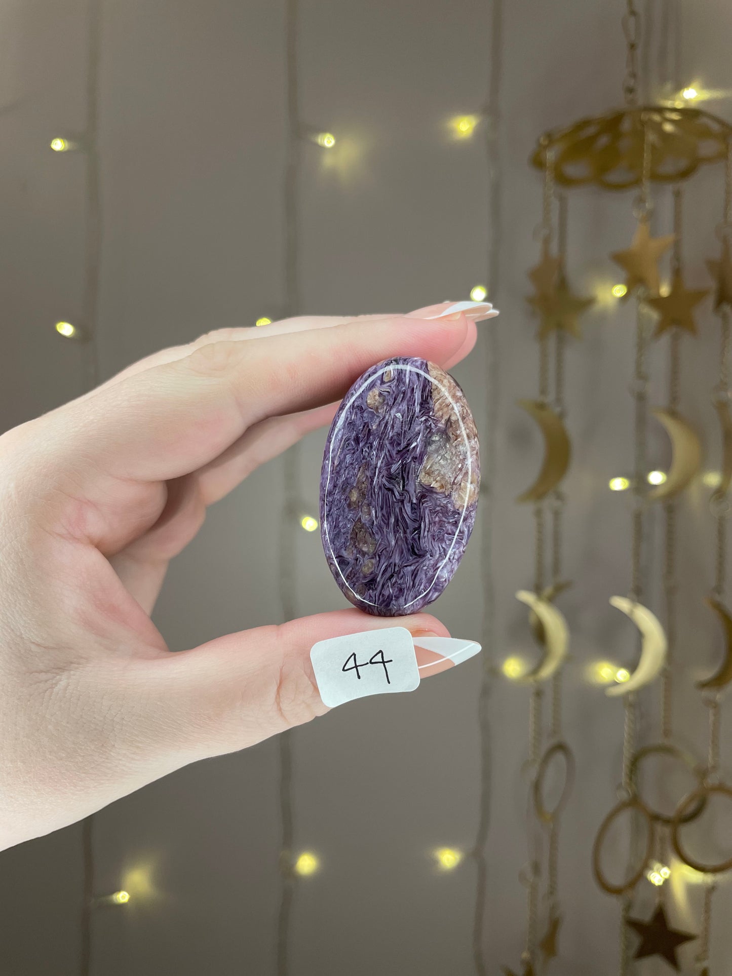 Charoite Palmstone