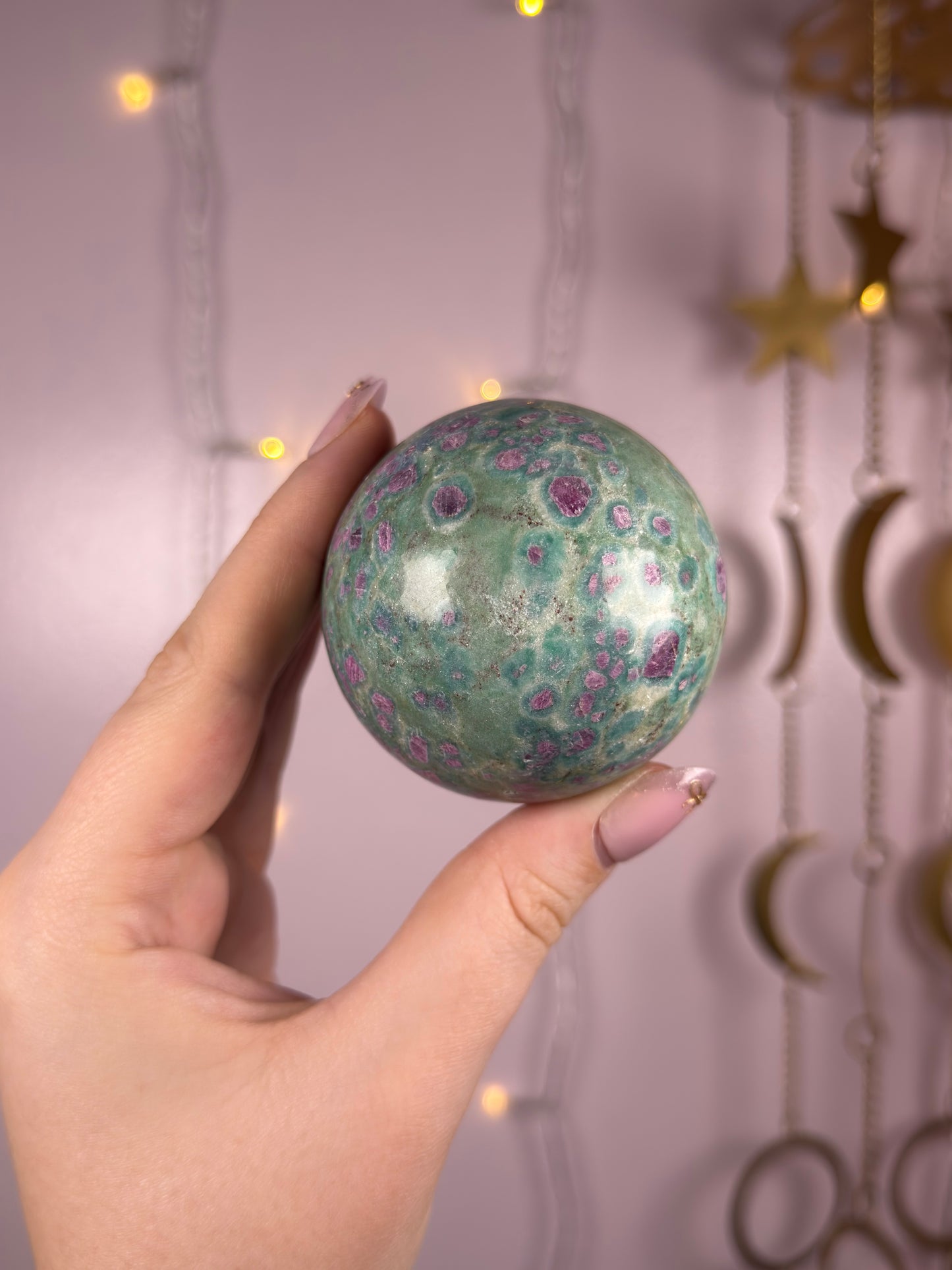 Ruby Fuchsite Sphere 88