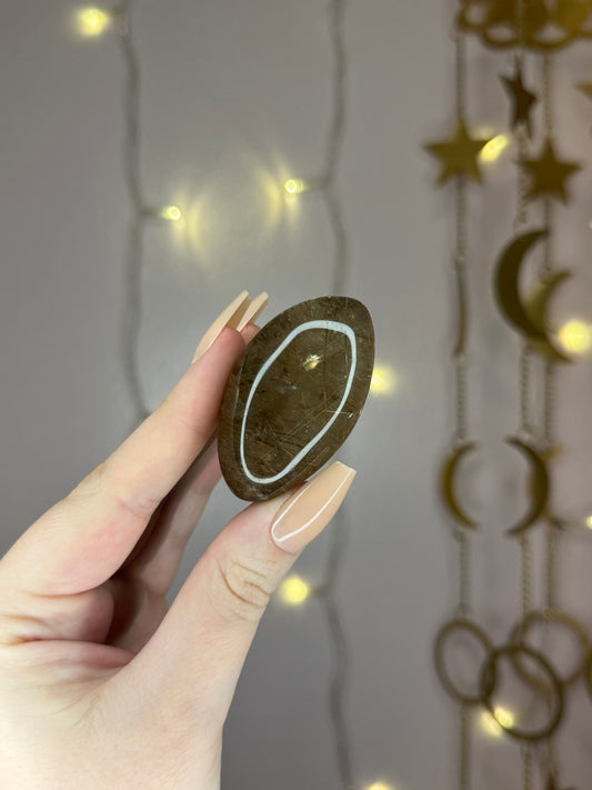 Smoky Golden Rutile Lens 20