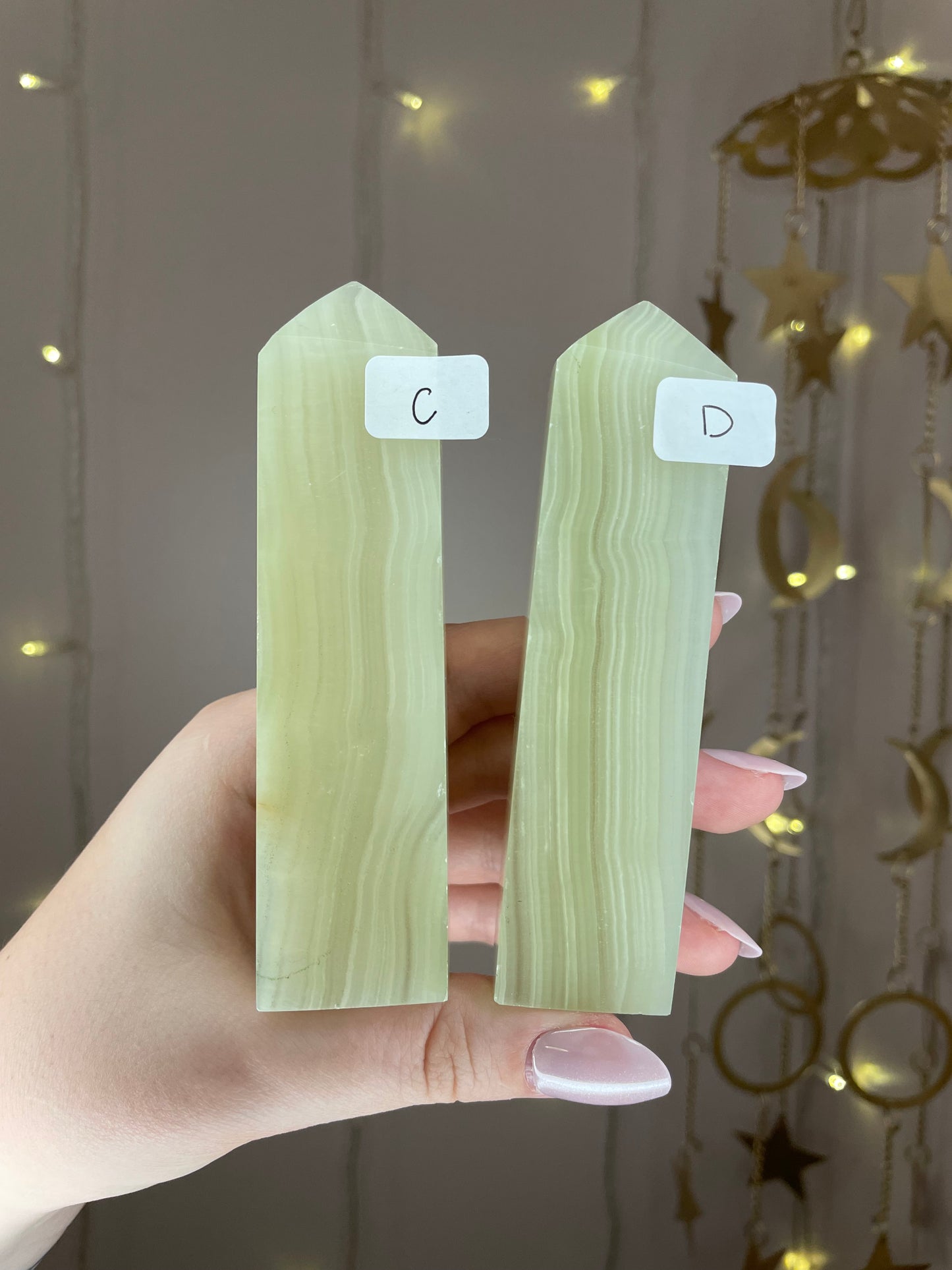 Green Calcite Towers- You Choose