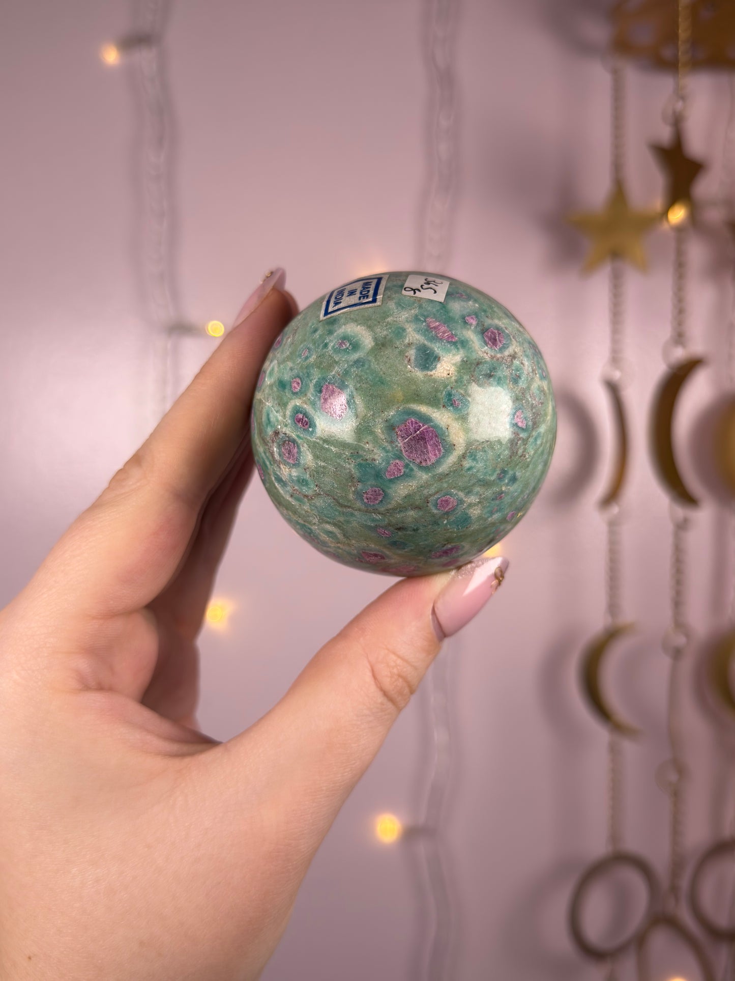 Ruby Fuchsite Sphere 88